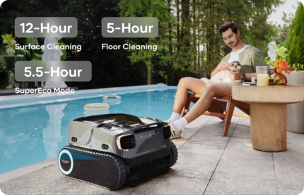 Aiper Scuba X1 Pro Max Cordless Robotic Pool Cleaner X9-US, 8500 GPH