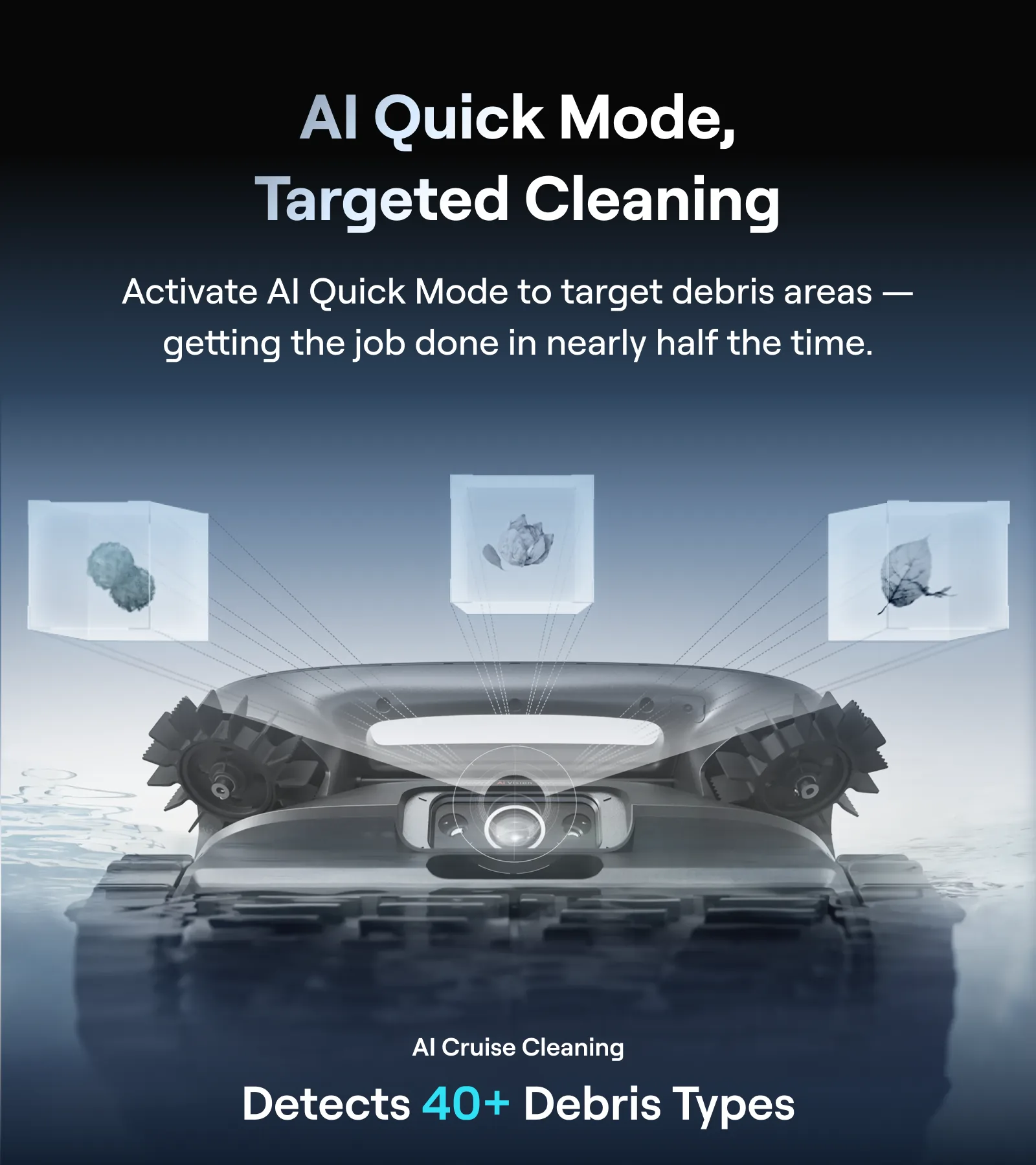 Beatbot AquaSense X cleaning a residential pool