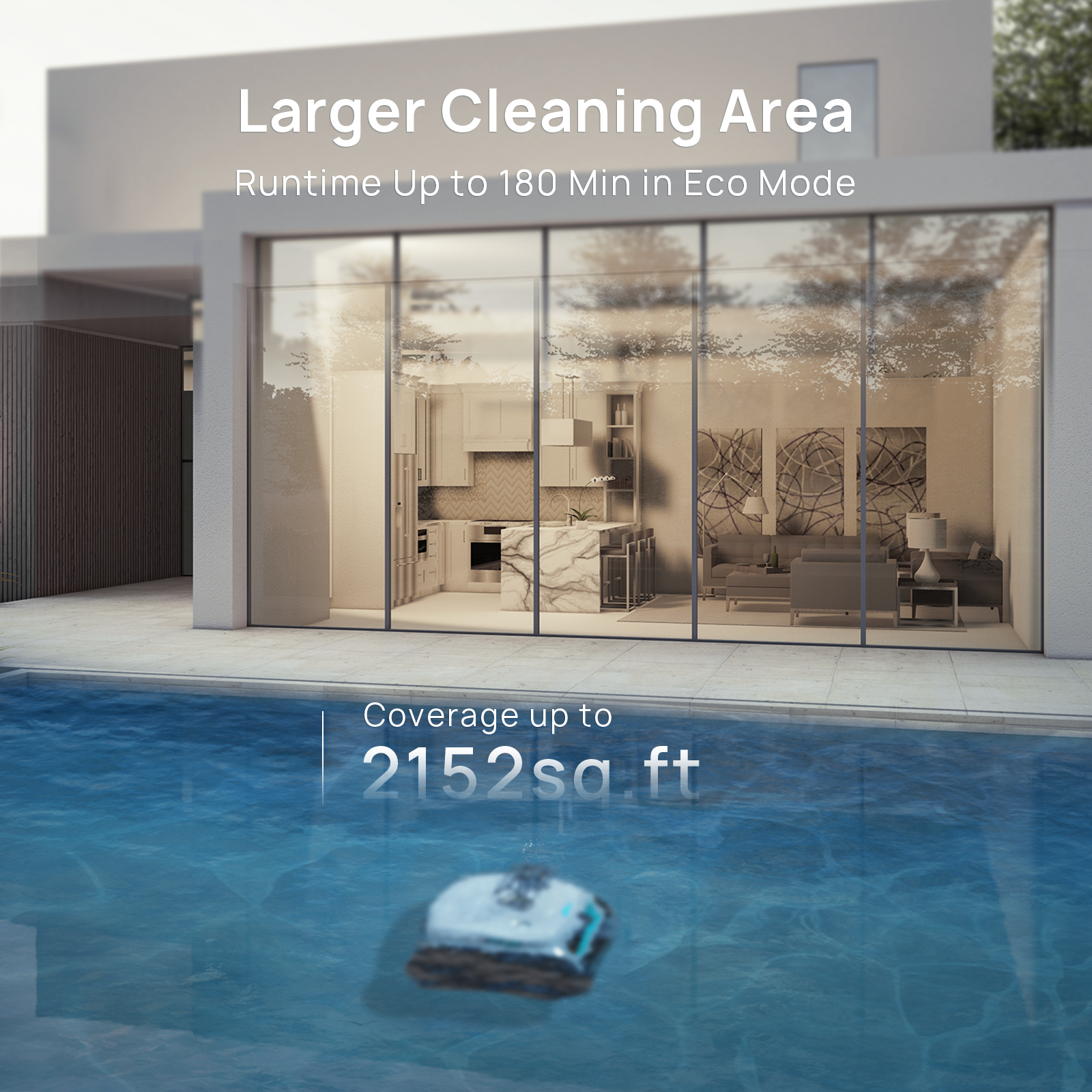 WYBOT C2 Vision AI camera cordless robotic pool cleaner