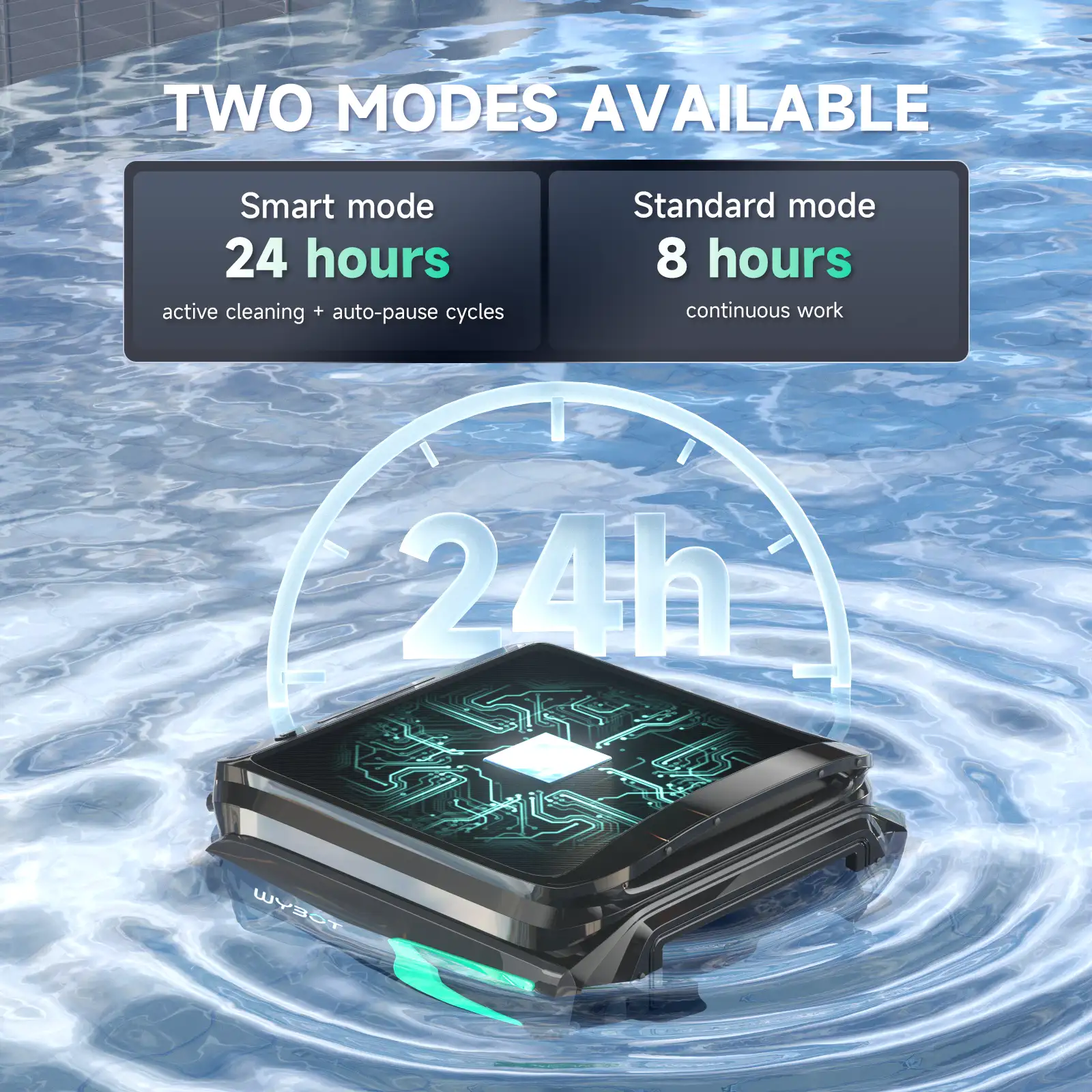 WYBOT F1 solar robotic pool surface skimmer