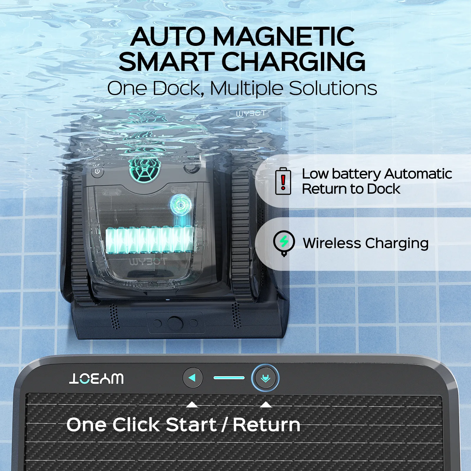 WYBOT S2 Solar Vision solar charging dock